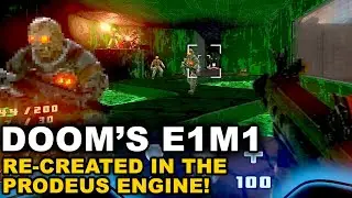 ORIGINAL DOOM E1M1 RE-CREATED IN PRODEUS CLOSED BETA! (1080p 60fps Gameplay)