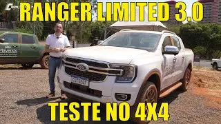 Ford Ranger Limited 3.0 V6 Diesel 2026 - Teste no 4x4
