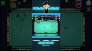 craziest golden break in 9 ball 8 ball Pool#gamingwithk #8ballpool #goldenbreak