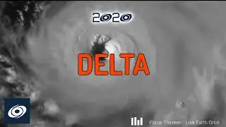 The Track of Hurricane Delta (2020)