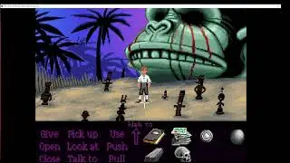 ambience monkey island 1 cara de mono gigante