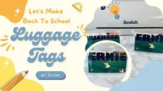 How To Make Custom Laminated Luggage Tags / Bag Tags Using Cricut Design Space
