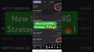 New SCALPING Strategy 🚀😱🔥!