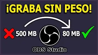 💡 C&oacute;mo Configurar OBS Studio para GRABAR pantalla en HD sin que pese