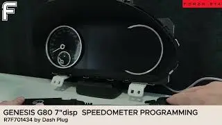 Genesis G80 2024 - Virtual LCD FDCan CanFD - Renesas R7F701434 on bench by EnigmaTool2 - FORZA614!