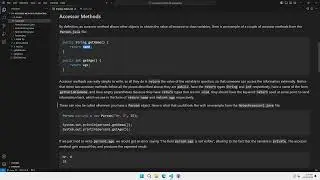 5.4 Accessor Methods 2 - Accessor Methods