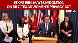 Texas Sen. Mayes Middleton on SB 7: Texas Women's Privacy Act