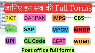Post office abbreviations full form