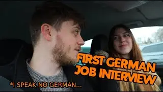 First German Job Interview as an American (I SPEAK NO GERMAN)