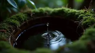 The Rhythm of the Drips (Suikinkutsu) - Deep Focus - Water Drop