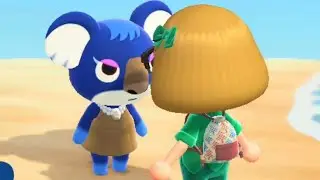 「ジロッ」なリアクション教えてもらったよ／ユーカリ【あつまれどうぶつの森】