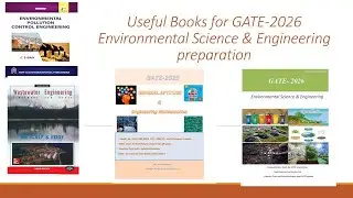 Useful  Books for  GATE - Environmental Science & engineering  preparation