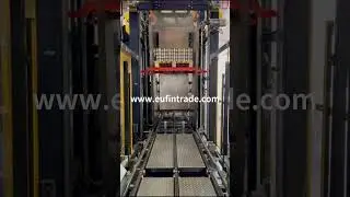 AUTOMATIC PALLET LIFTER #machine  #automation #packaging