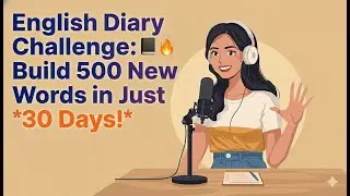 English Diary Challenge 📓🔥 Build 500 New Words in Just 30 Days!