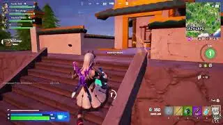 Play Fortnite use Typhoon Blade Mythic Cyclone Slash