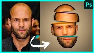 Sliced Head Manipulation - Photoshop CC Tutorial