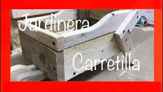 Jardinera-carretilla con pallets. ||Paso a paso//
