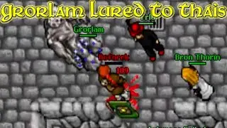 Boss Grorlam Lured to Thais! (Refugia 2006 - RL Tibia 7.81) Trlo