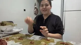 Misafir hazırlığı yapıyorum - Sarma , kuru dolma , makarna salatası ,yalancı tiramisu