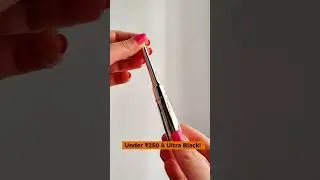 Jet black, smudge-proof & under ₹250? 👁️✨ #swissbeauty  #budgetbeauty #eyeliner #ytshorts #shorts