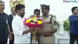 Officials meet Telangana CM Revanthreddy in Dr BR Ambedkar Telangana Secretariat in Hyderabad