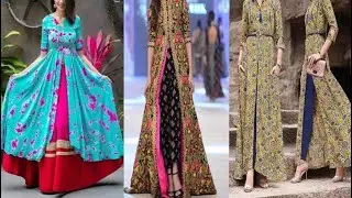 stylish and modern front open  frock 2021 // Casual and fancy front open frock.