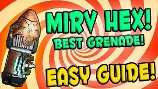 CRAZY! NEW INSANE OP MIRV HEX GRENADE in Borderlands 3! (Borderlands 3 Legendary Tutorial!)