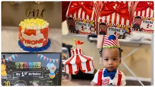 My baby&rsquo;s 1st Birthday Vlog 🥳 #roadto1000 #birthdayvlog #carnivaltheme  #JameiaCarr #Jameia