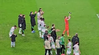 Így tombolt a Fradi tábor a lefújás után // Ferencvárosi TC - OGC Nice // EL //2024.10.24.