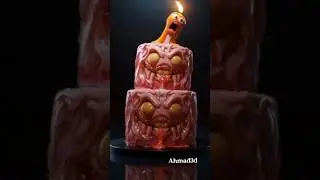🎂👹 Scary Horror Cake Design | Creepy 3D Art 😱#ahmad3d