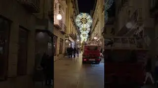 Spanish Christmas lights in Southern Spain, Granada is it like America?