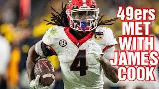 49ers Met With James Cook At NFL Combine 2022