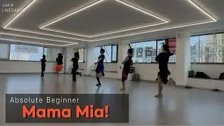 [Demo] Mama mia! / Absolute Beginner / 마마 미아 / Team 지민 / 지민라인댄스 / JIMIN LINEDANCE