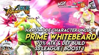 EP 92 - 6★ PRIME WHITEBEARD | LEVEL 100 | SS LEAGUE | BOOST 1 | HARD MORE ON 70% ATK & DEF BUILD