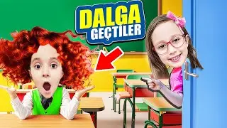 BANU ALYANIN SAÇIYLA DALGA GEÇTİLER !! ANNESİ BANU ALYAYI DENİZ KIZINA DÖNÜŞTÜRDÜ !! 