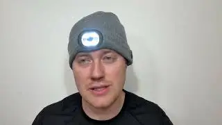 Bosttor Bluetooth Beanie Hat with Light, Headlamp Cap with Headphones and Built in Speaker Mic Revie