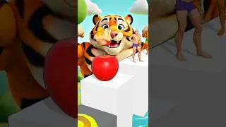 Squeezy Girl vs Juicy Fruits | Funny Shorts #9 &ndash; Rainbow Mix#squeezygirl #games #youtubeshorts#funny
