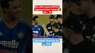 21 Balls 68 Runs 🔥 Abhishek Sharma Attack Mode&rdquo;#abhisheksharma #indiancricket #powerhitting #shorts
