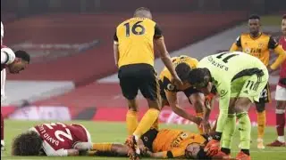 choque de cabezas entre Ra&uacute;l Jim&eacute;nez y David luiz | *no apto para gente sensible*