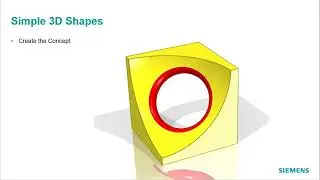 Solid Edge Lesson:24 Simple 3D Shapes