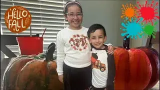 Painting Pumpkins | Fun Fall Activity For Kids