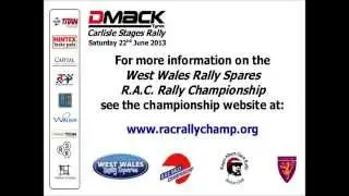 DMACK Tyres Carlisle Rally Stages 2013 Start