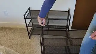 Review of SimpleHouseware 3-Tier Stackable Mesh Shoe Racks with Shelves