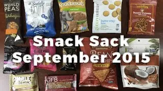 Snack Sack September 2015 Unboxing Review + Coupon