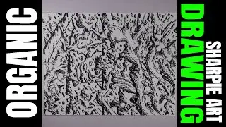 Organic Drawing With Sharpie by J Sheetz