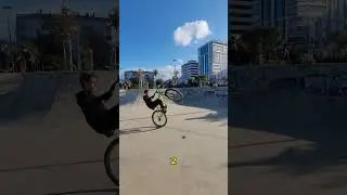 Akrobasi yarışması  #bisiklet #paten #skate skate