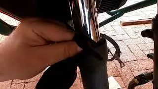 Leaky motorcycle fork seal field repair