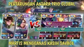 LAGI LIVE KETEMU MIYA KY TRIO GLOBAL DENGAN FRANCO BARATS LANGSUNG KASIH PAHAM SAVAGE -Mobile Legend