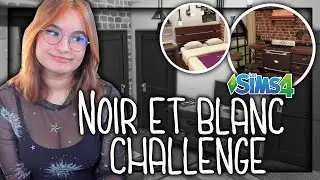 ☾ Challenge noir et blanc, on passe à la construction ! - Sims 4 ☽