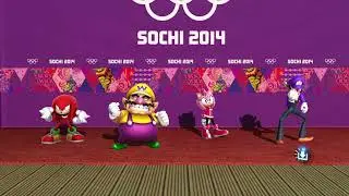 Mario & Sonic at the Sochi 2014 Olympic Winter Games - 4-Man Bobsleigh #33 (Team Wario/Area 2)